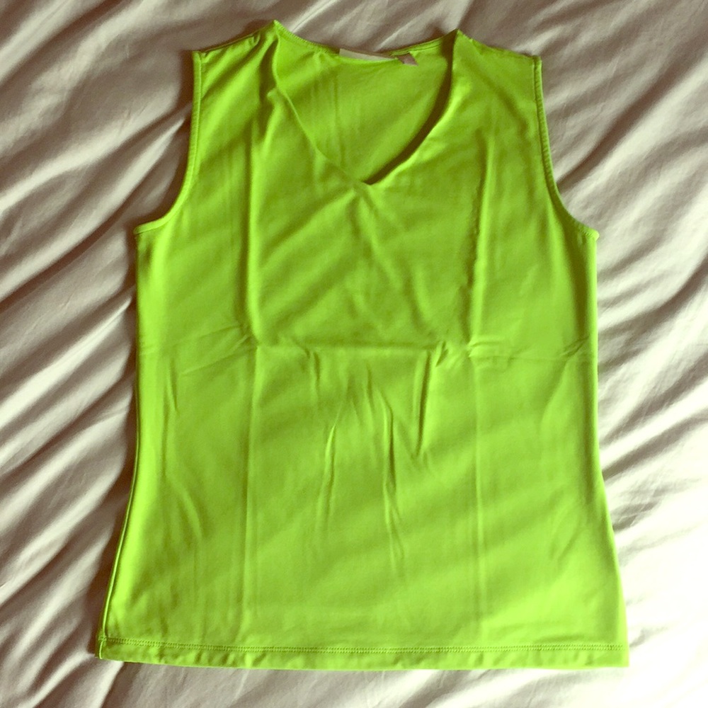 Croft & Barrow Lime Green Tank Top